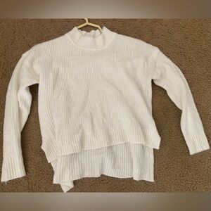 Fashion Nova White Crop Sweater